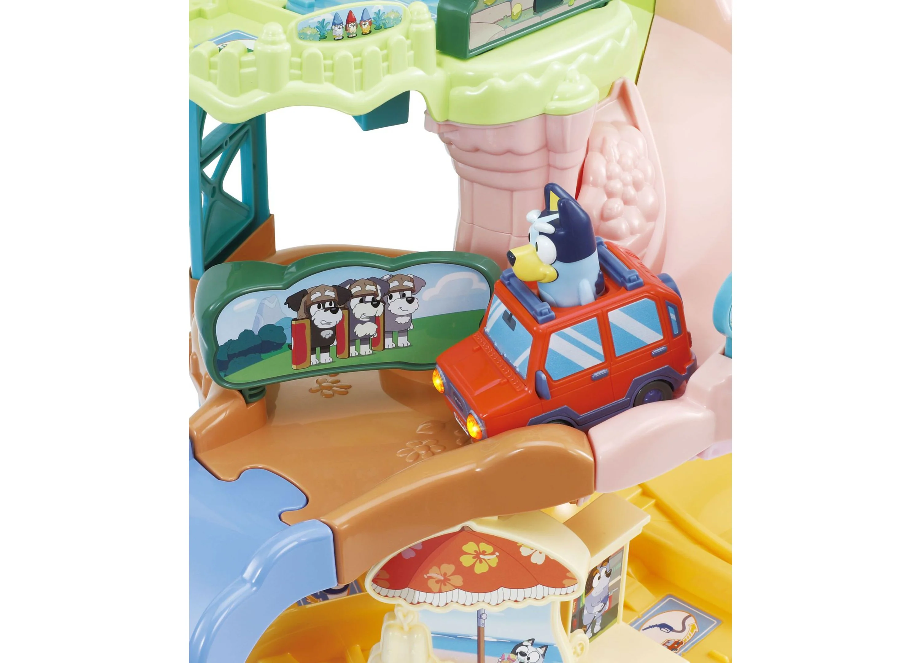 VTech Bluey Road Trip Interactive Playset - DJ Bluey Edition - Image 4