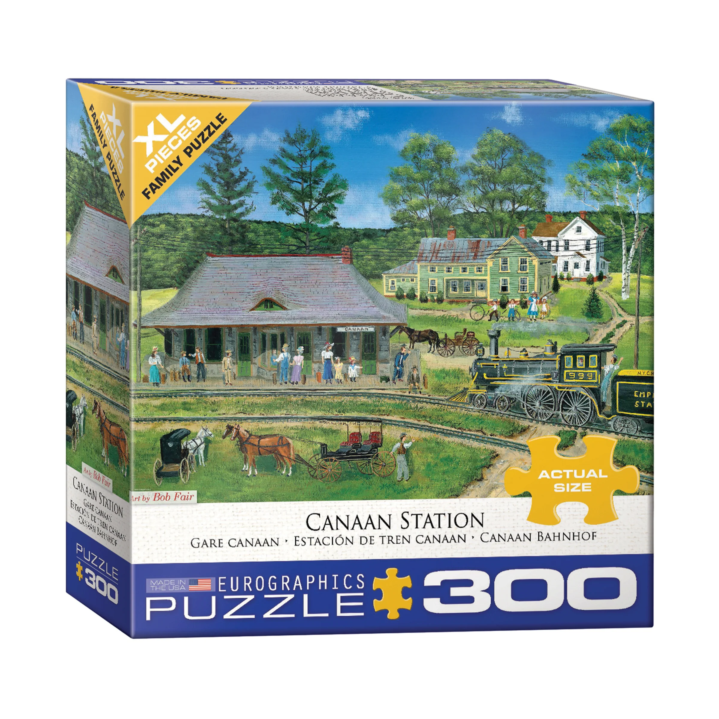 Bob Fair Canaan Station XL Jigsaw Puzzle - 300 pc - Image 2