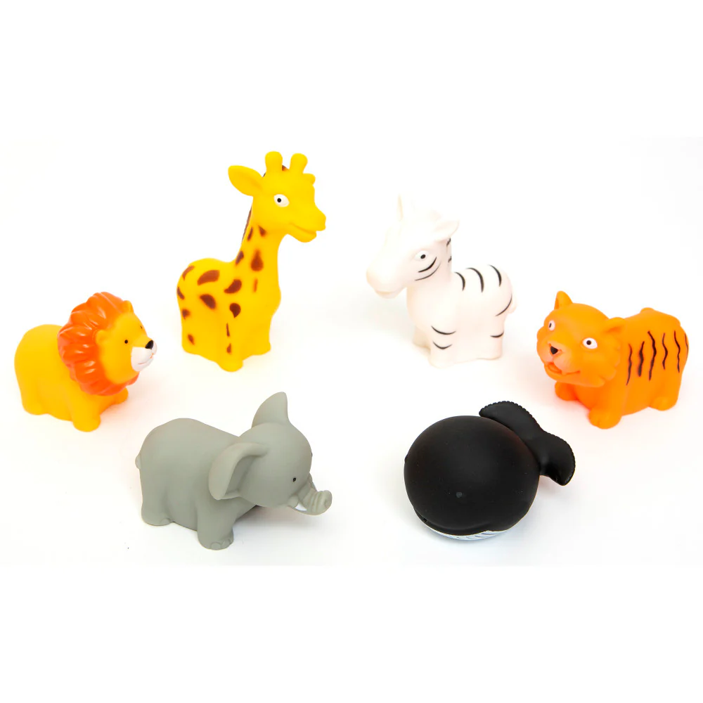 Boley Splash Zoo Safari: 12-Piece Bath Toy Bucket Set - Image 4