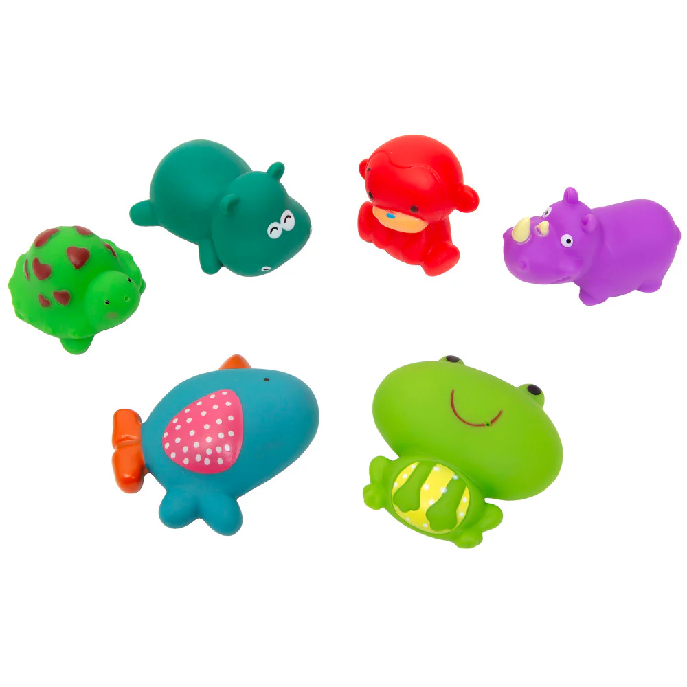 Boley Splash Zoo Safari: 12-Piece Bath Toy Bucket Set - Image 5