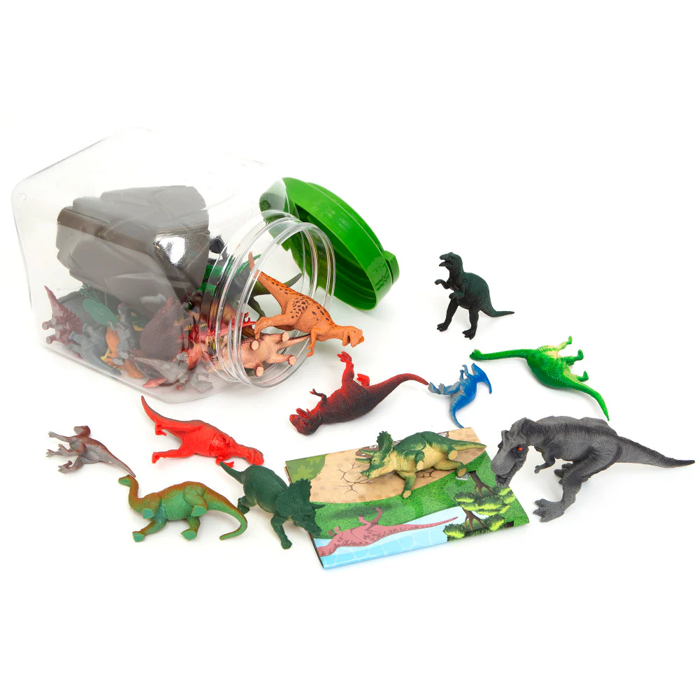 Boley Dinosaur Adventures Play Bucket - 40pc Prehistoric Playset - Image 2