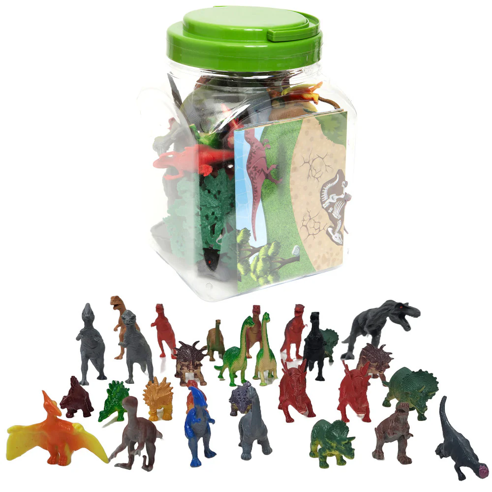 Boley Dinosaur Adventures Play Bucket - 40pc Prehistoric Playset - Image 6