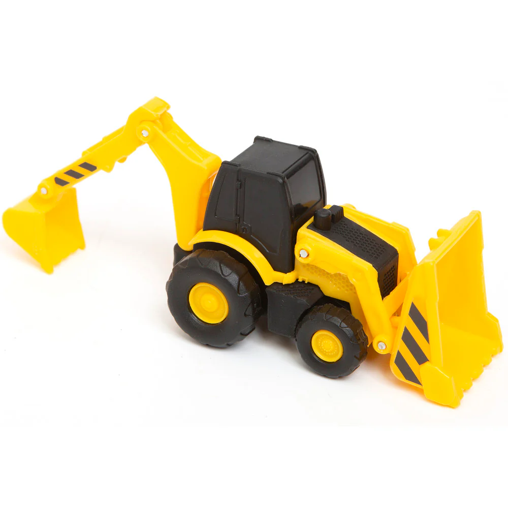 Boley Mini Construction Fleet - 5pk Yellow & Black, Detailed Toy Vehicles Playset - Image 2