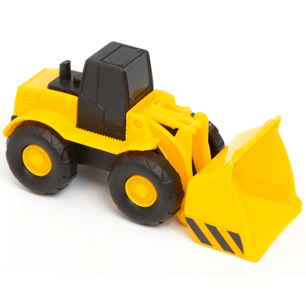 Boley Mini Construction Fleet - 5pk Yellow & Black, Detailed Toy Vehicles Playset - Image 4