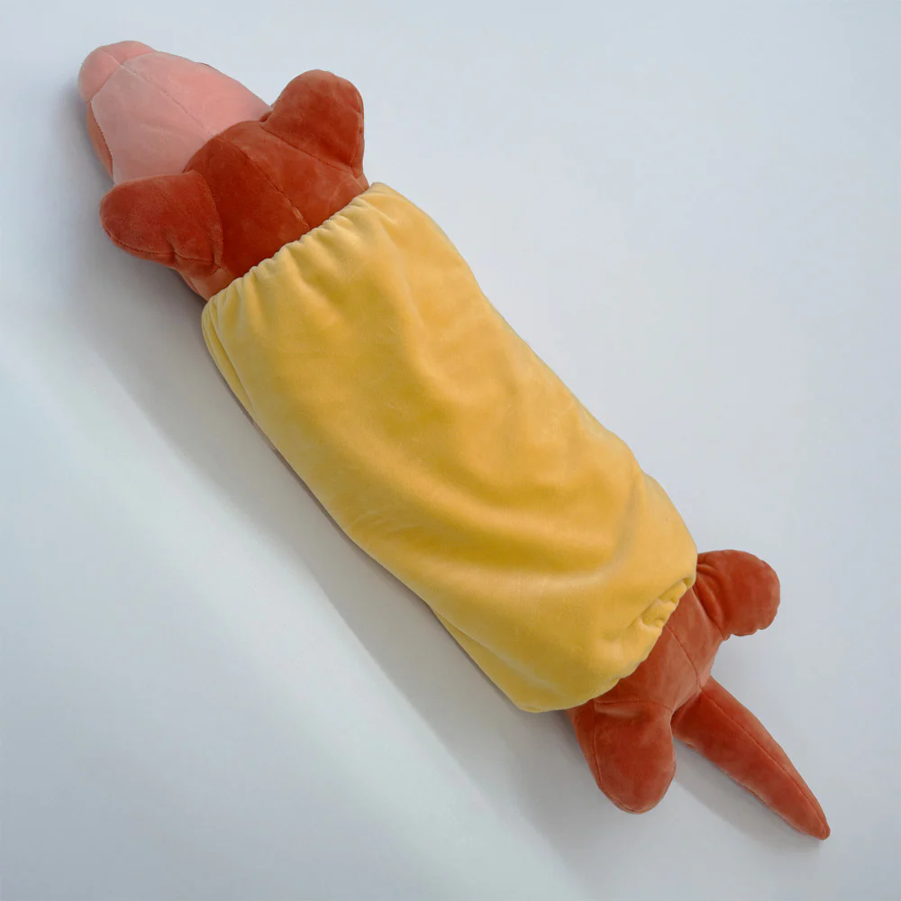 Borbs 24 inch Multicolor Hot Dog Ferret Plush - Image 5