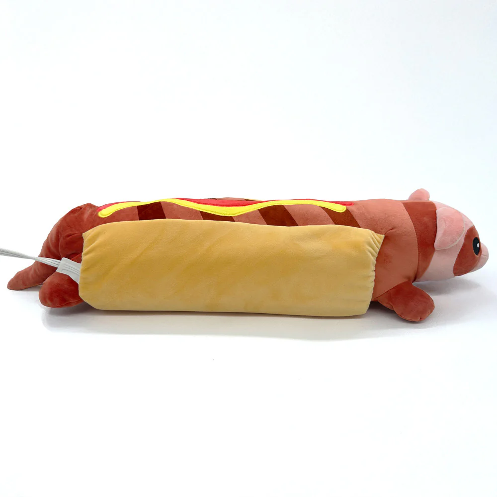 Borbs 24 inch Multicolor Hot Dog Ferret Plush - Image 6