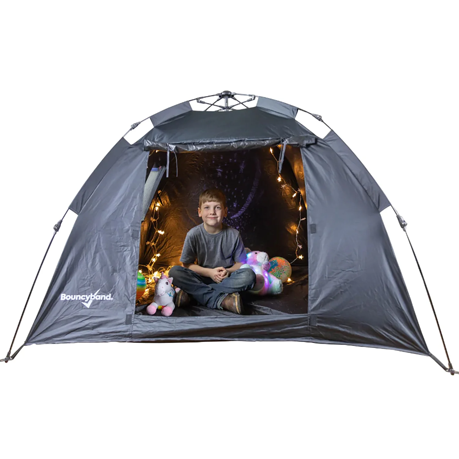 Bouncyband Pop-Up Portable Sensory Dark Den for Kids - Image 2