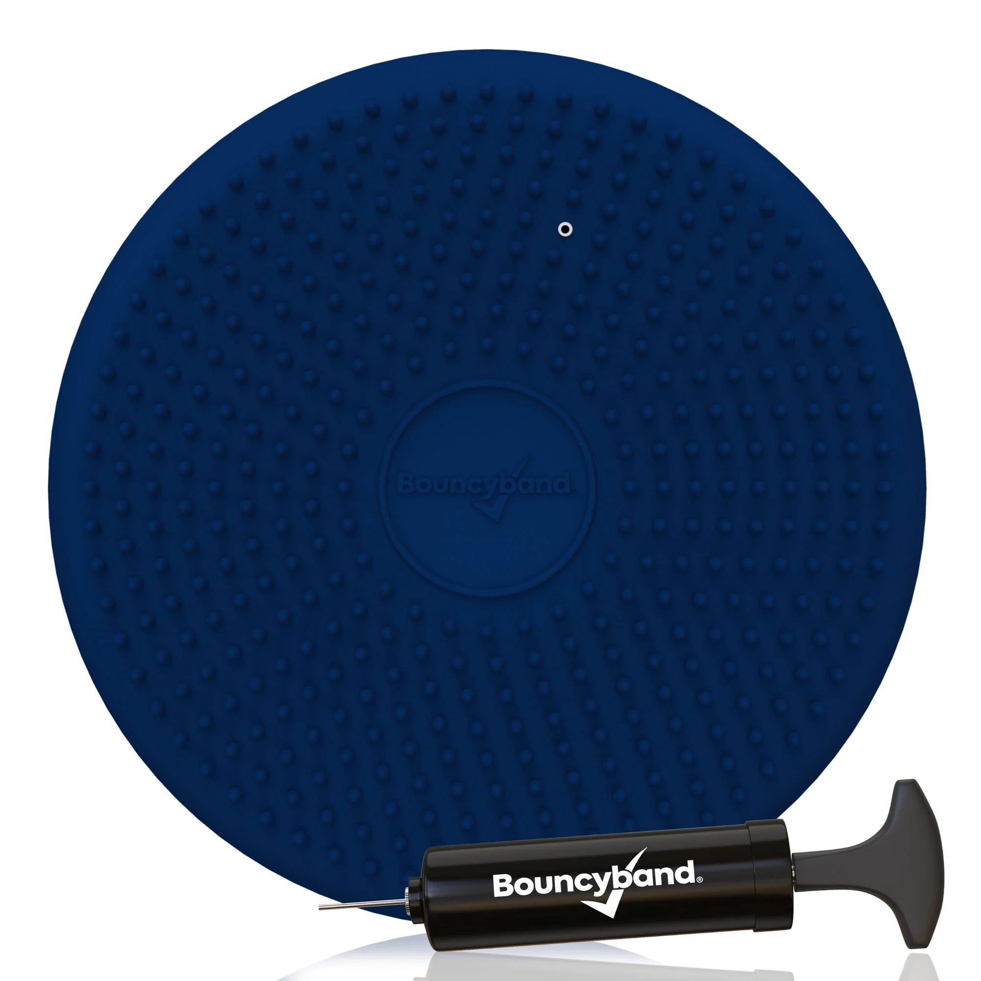 Bouncyband Antimicrobial Wiggle Seat Sensory Cushion, Blue 13"/33cm - Image 6