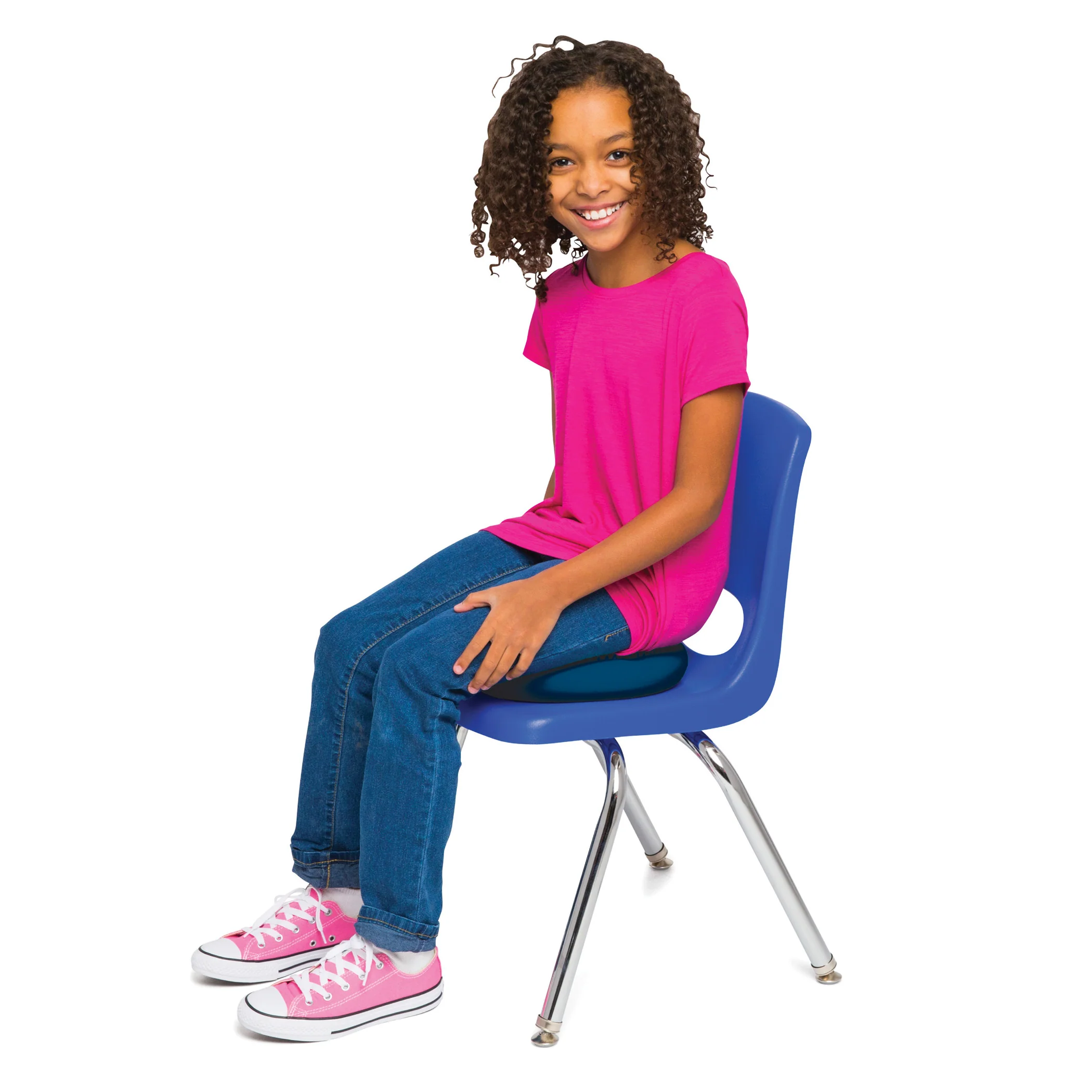 Bouncyband® Little Wiggle Antimicrobial Seat Cushion, Blue 10.75" - Image 7
