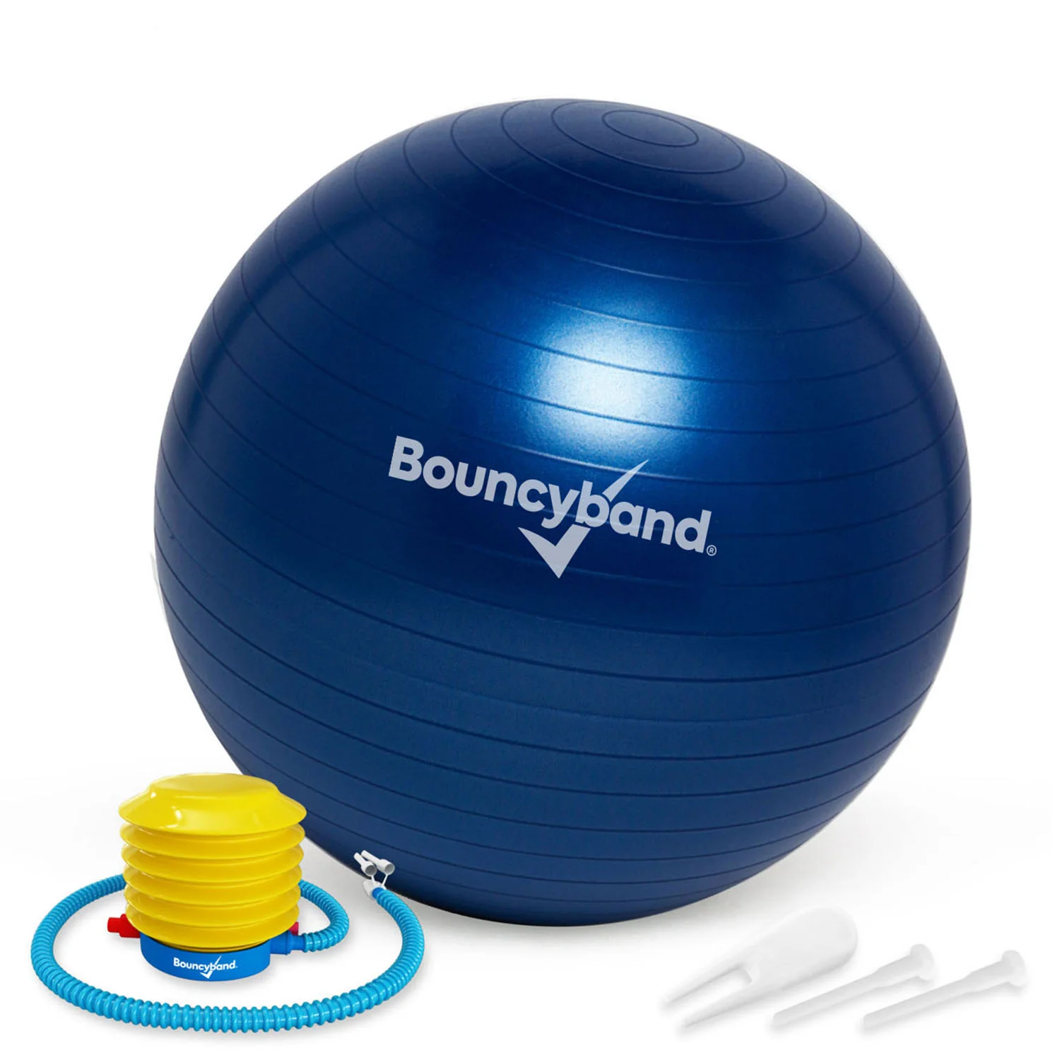 Bouncyband® Balance Ball, 55cm – Blue: Enhance Focus & Fitness! - Image 2