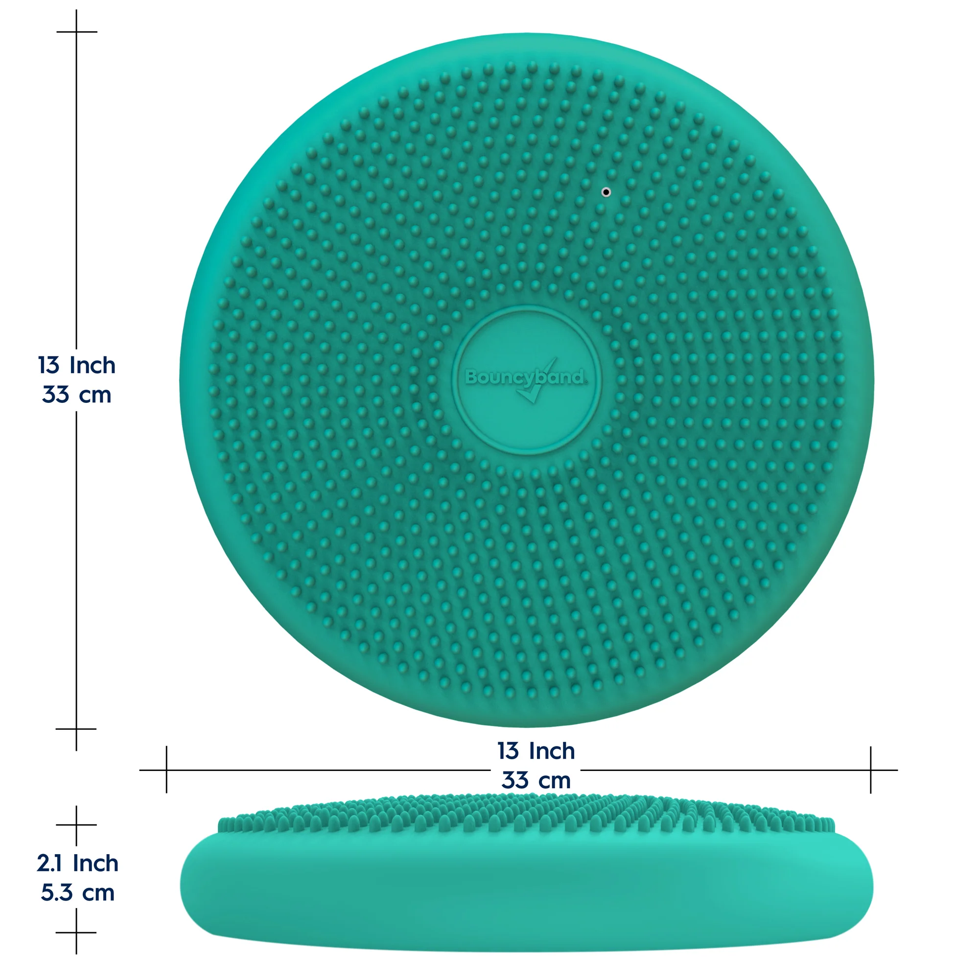 Bouncyband Big Wiggle Seat Sensory Cushion in Mint - Movement & Focus for Kids! - Image 4