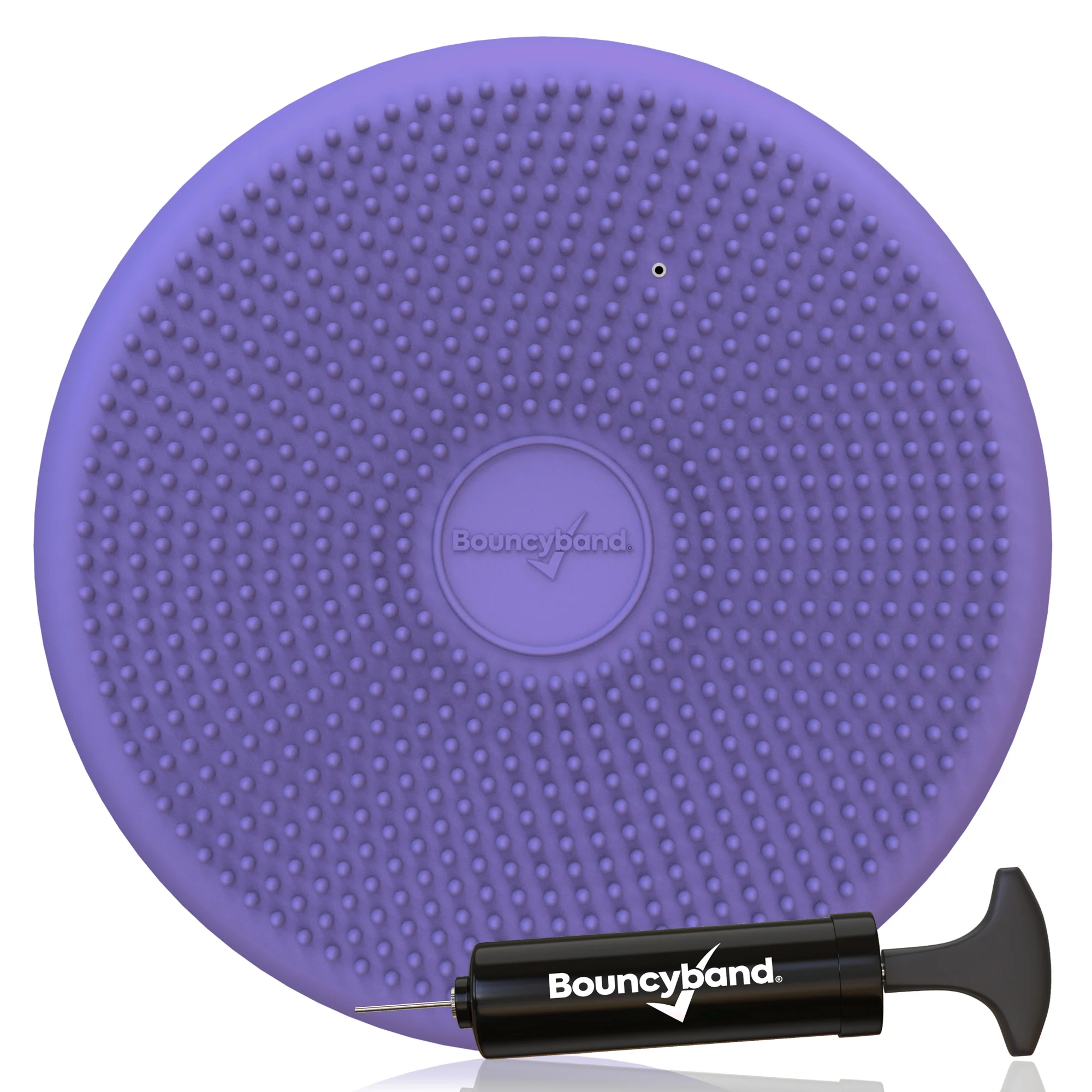 Bouncyband Big Wiggle Seat Sensory Cushion, Playful Purple - Image 3