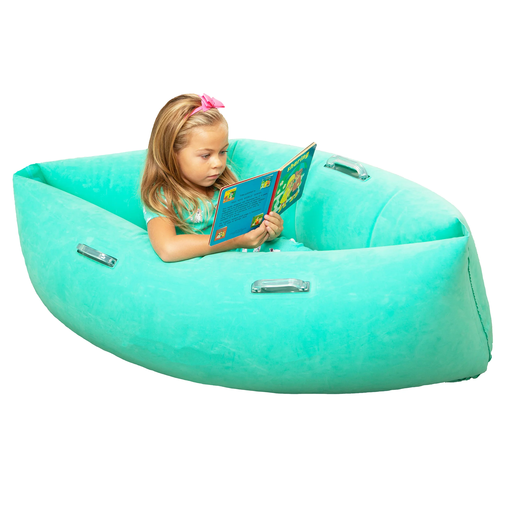 Bouncyband Comfy Hugging Peapod Sensory Pod for Kids, Green - Image 2