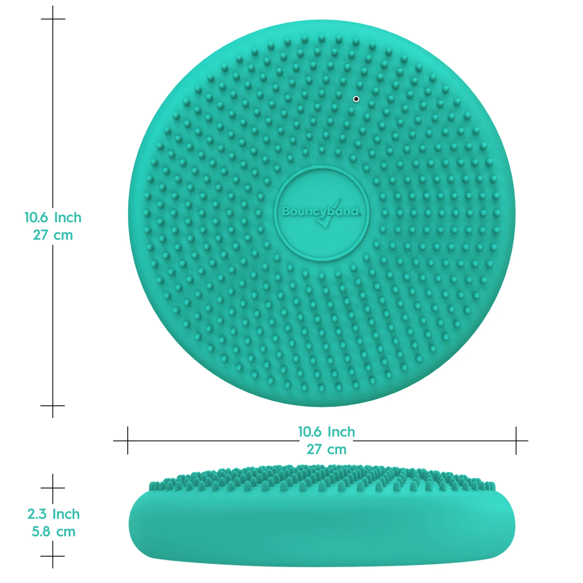 Bouncyband Little Wiggle Seat Sensory Cushion, Mint - Calming Movement for Kids - Image 4