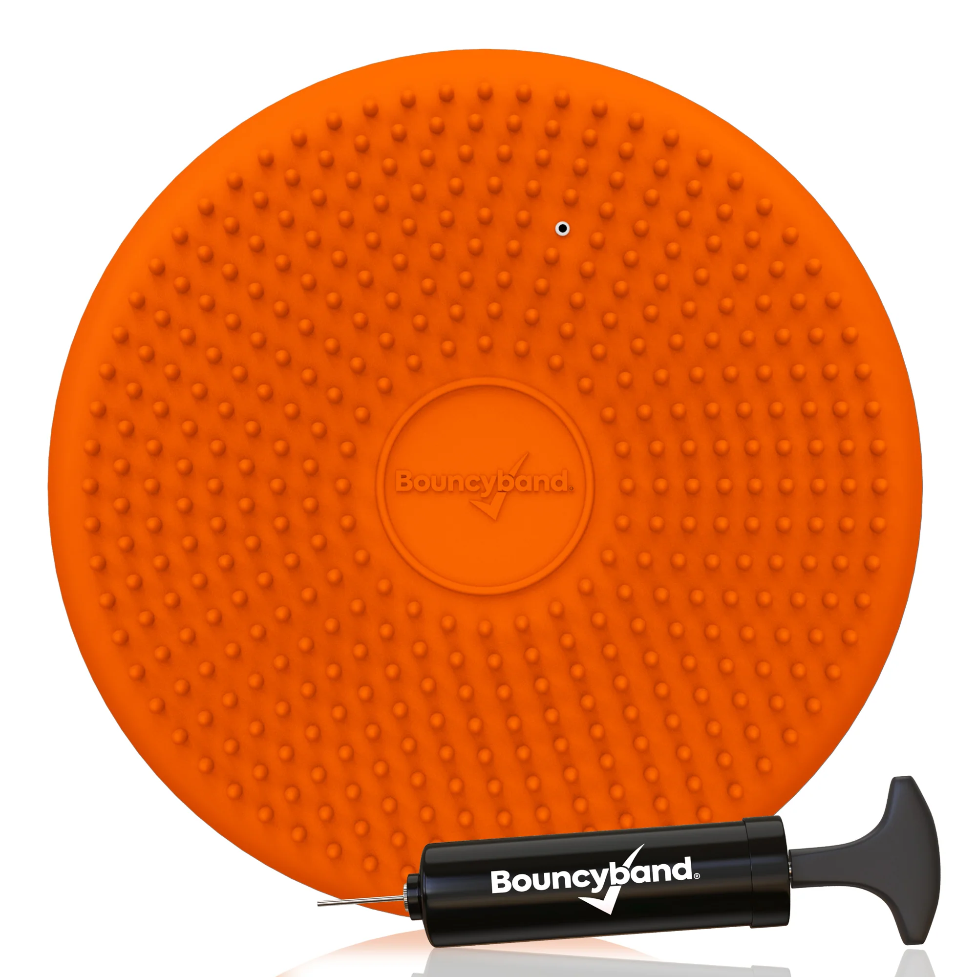 Bouncyband Little Wiggle Seat Sensory Cushion, Vibrant Orange - Image 2