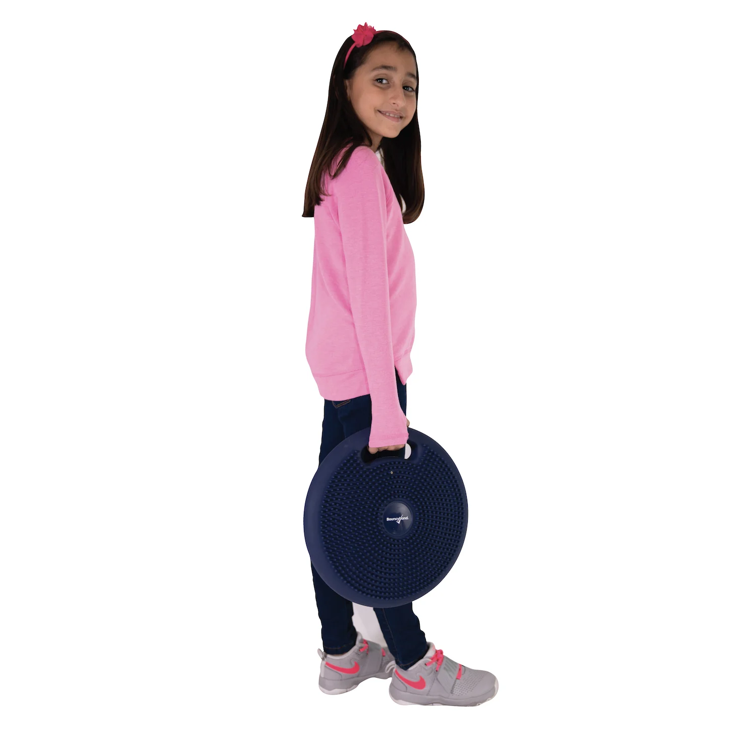 Bouncyband® Blue Portable Wiggle Seat Sensory Cushion - Image 3