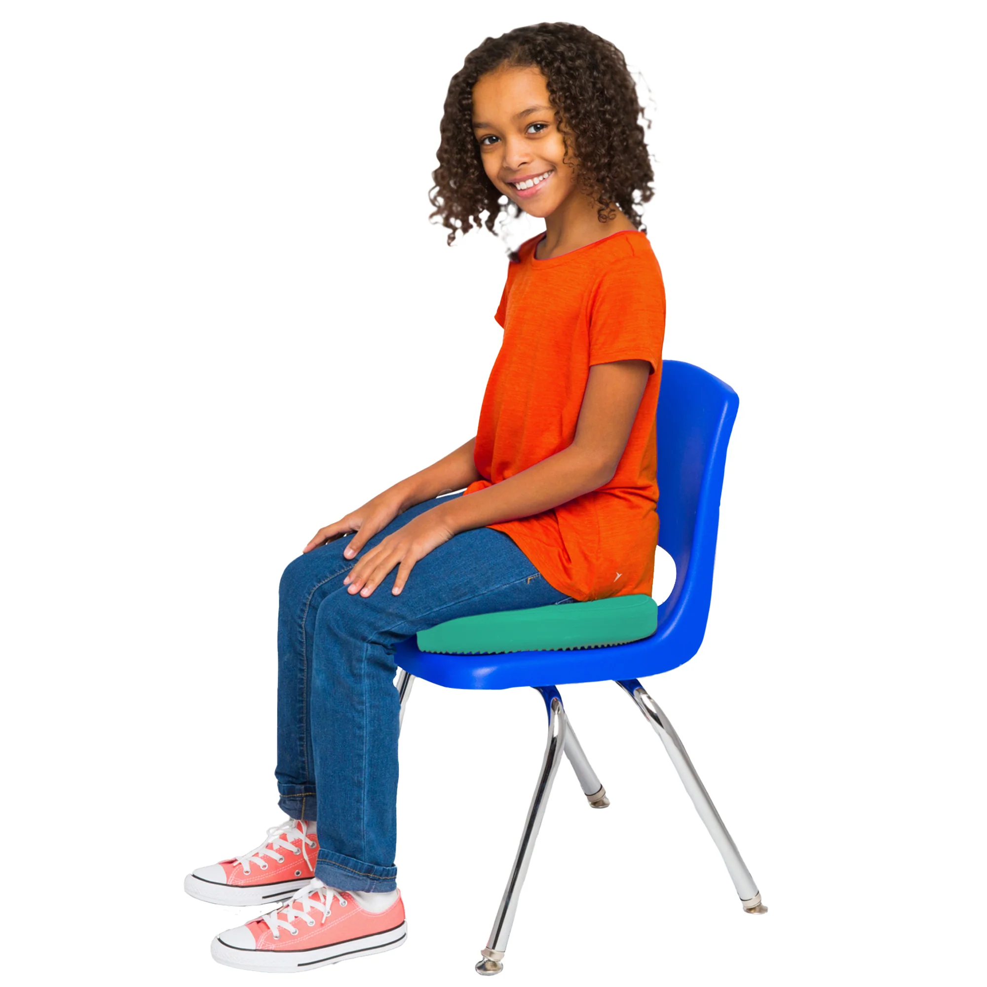 Bouncyband Wiggle Seat Sensory Cushion, Mint Monster - Keep Calm and Wiggle On! - Image 8