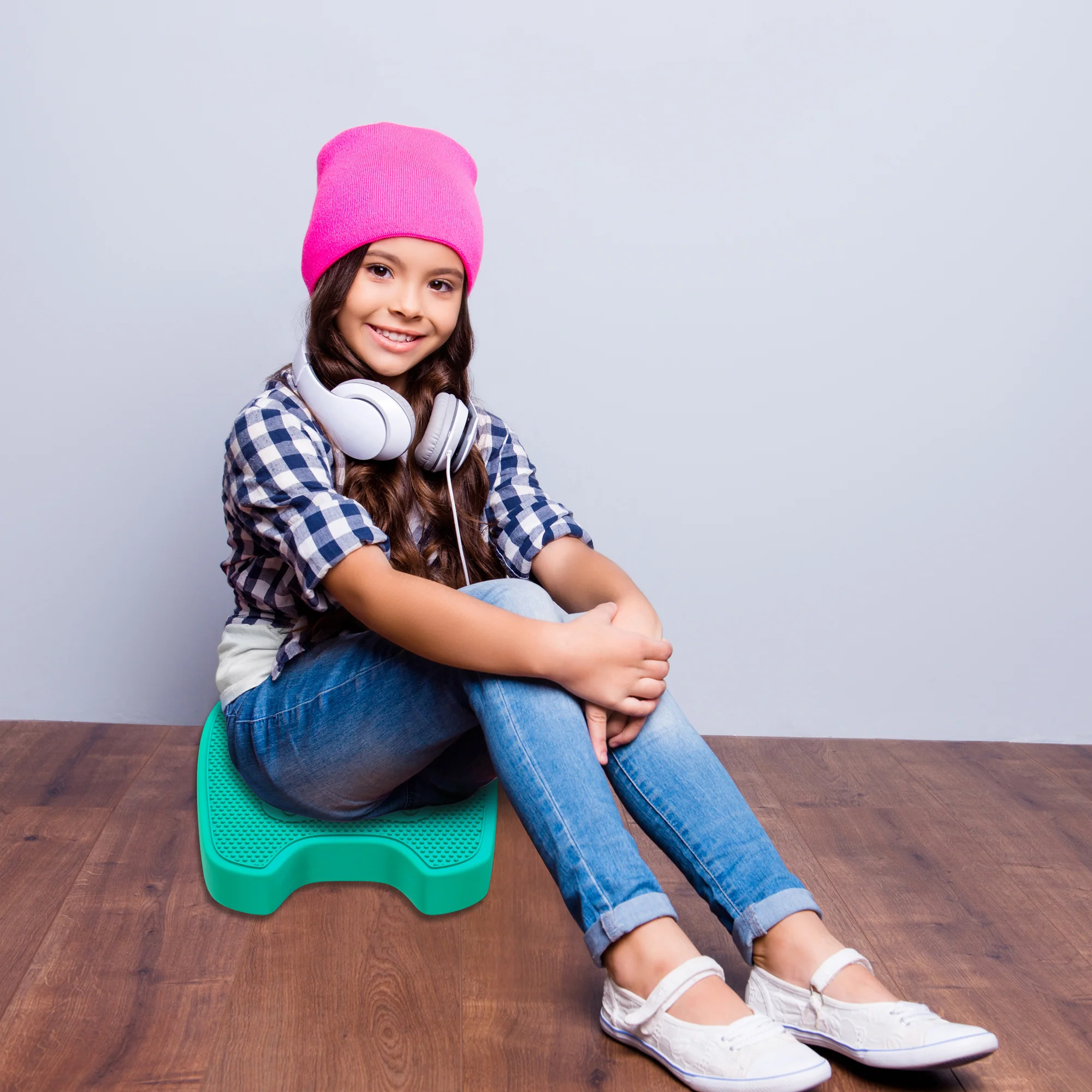 Bouncyband Wiggle Seat Sensory Cushion, Mint Monster - Keep Calm and Wiggle On! - Image 9