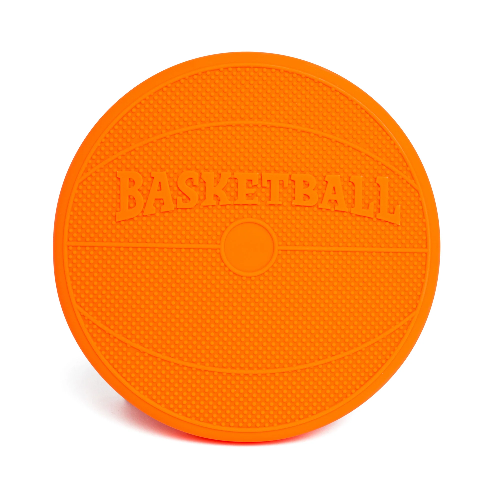 Bouncyband Wiggle Seat Sensory Cushion - Orange Basketball Design - Image 2