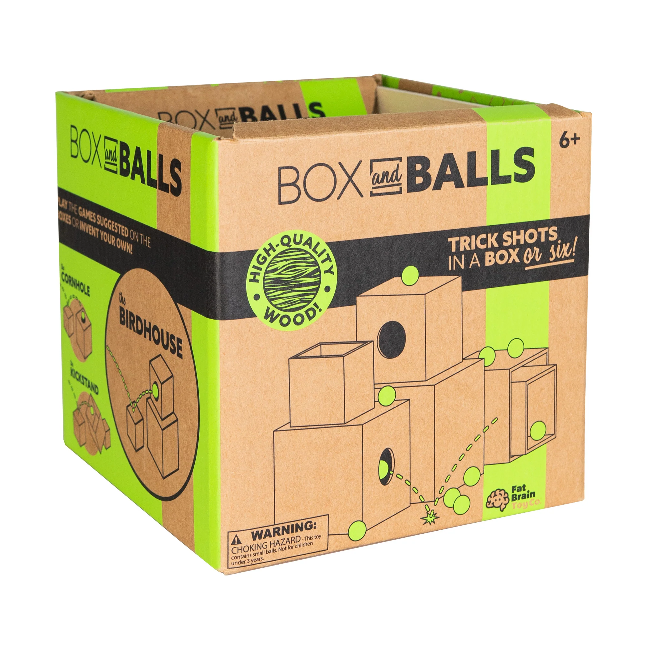Box and Balls - Classic Wooden Trick Shot Game - Image 2