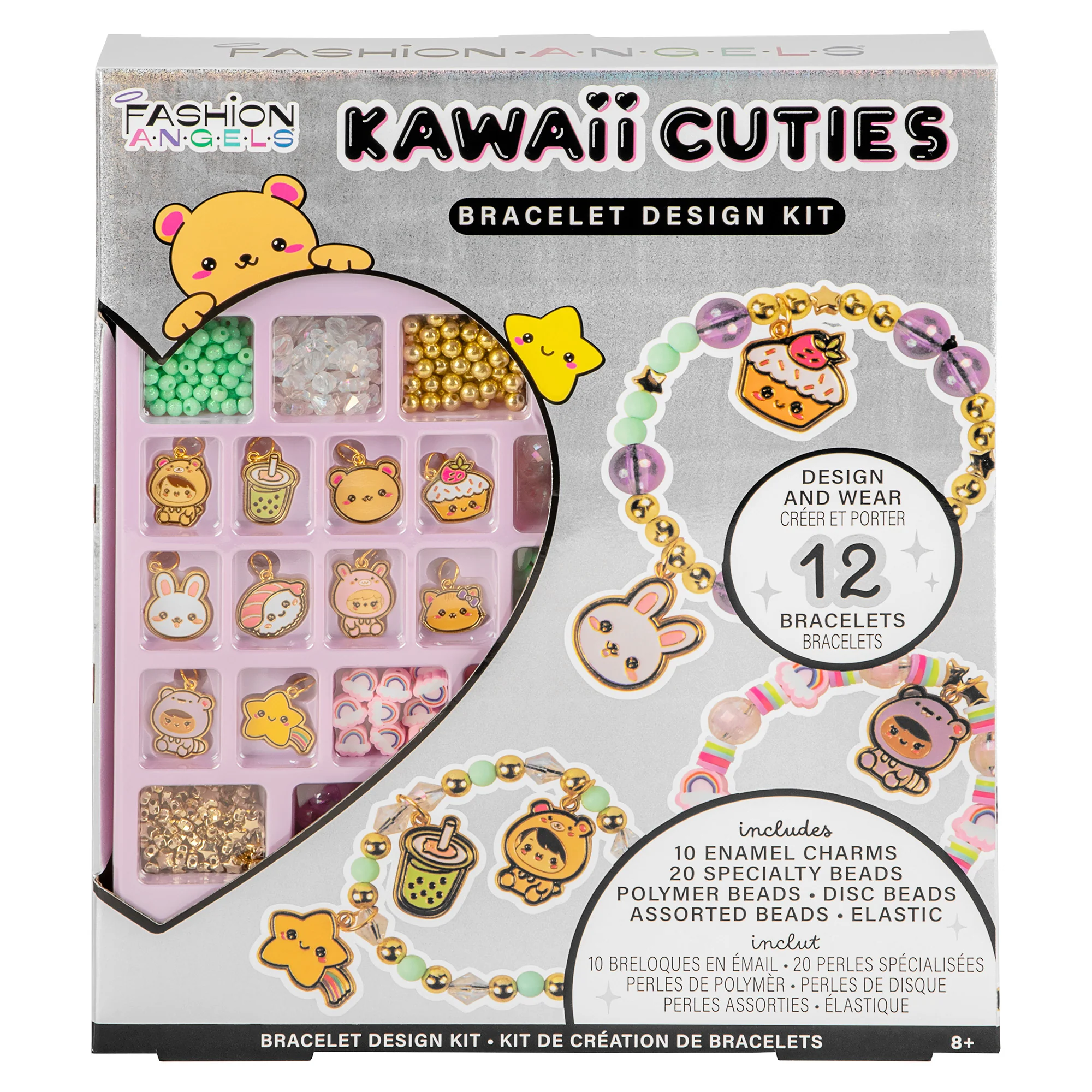 Fashion Angels Kawaii Cuties Bracelet Design Kit With 10 Charms - Image 4