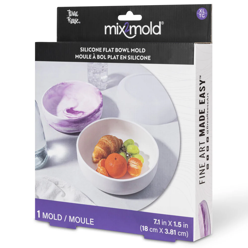 Brea Reese Mix2Mold Silicone Shallow Bowl Craft Mold - Image 4