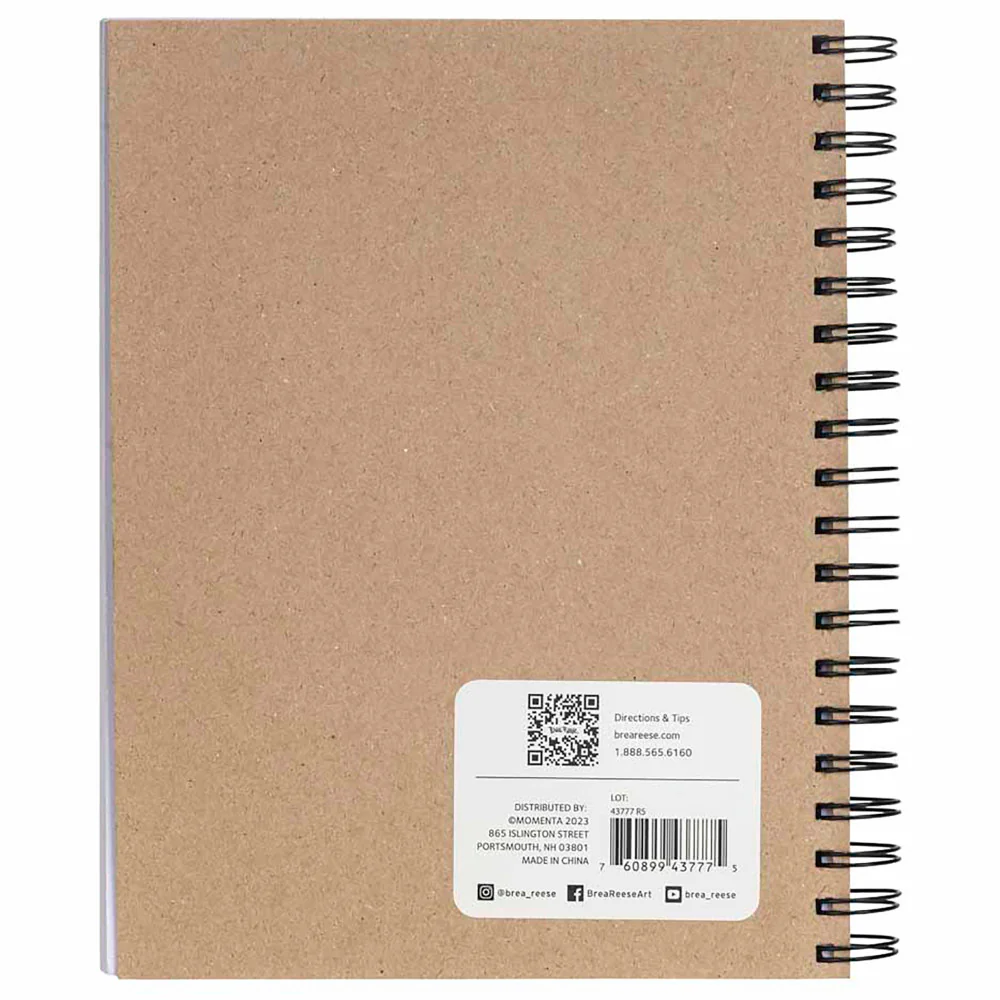 Brea Reese Mixed Media Paper Pad, 60 Sheets, 7x10 Inches, 98 lb - Acid-Free - Image 2