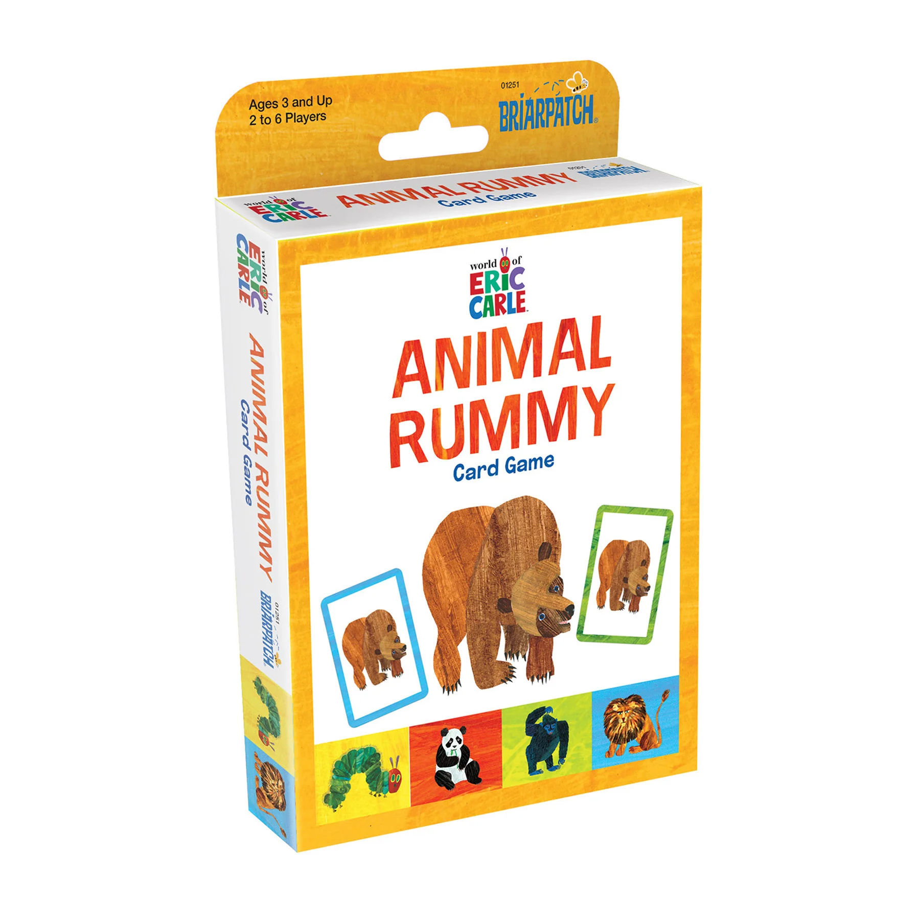 Eric Carle Animal Rummy Card Game by Briarpatch, Pack of 3 - Image 2