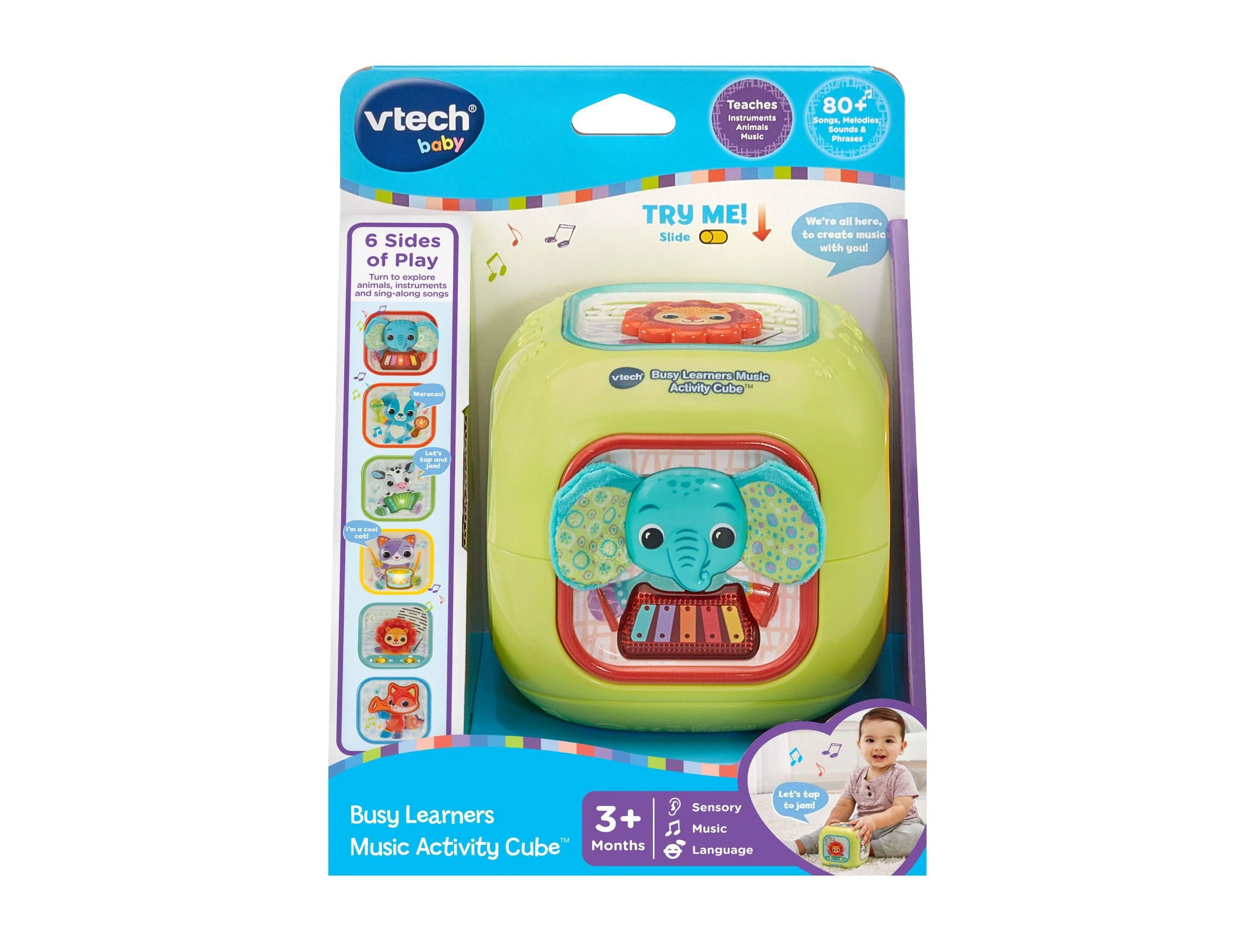 BSYLRNS Musical Animal Activity Cube - Image 4