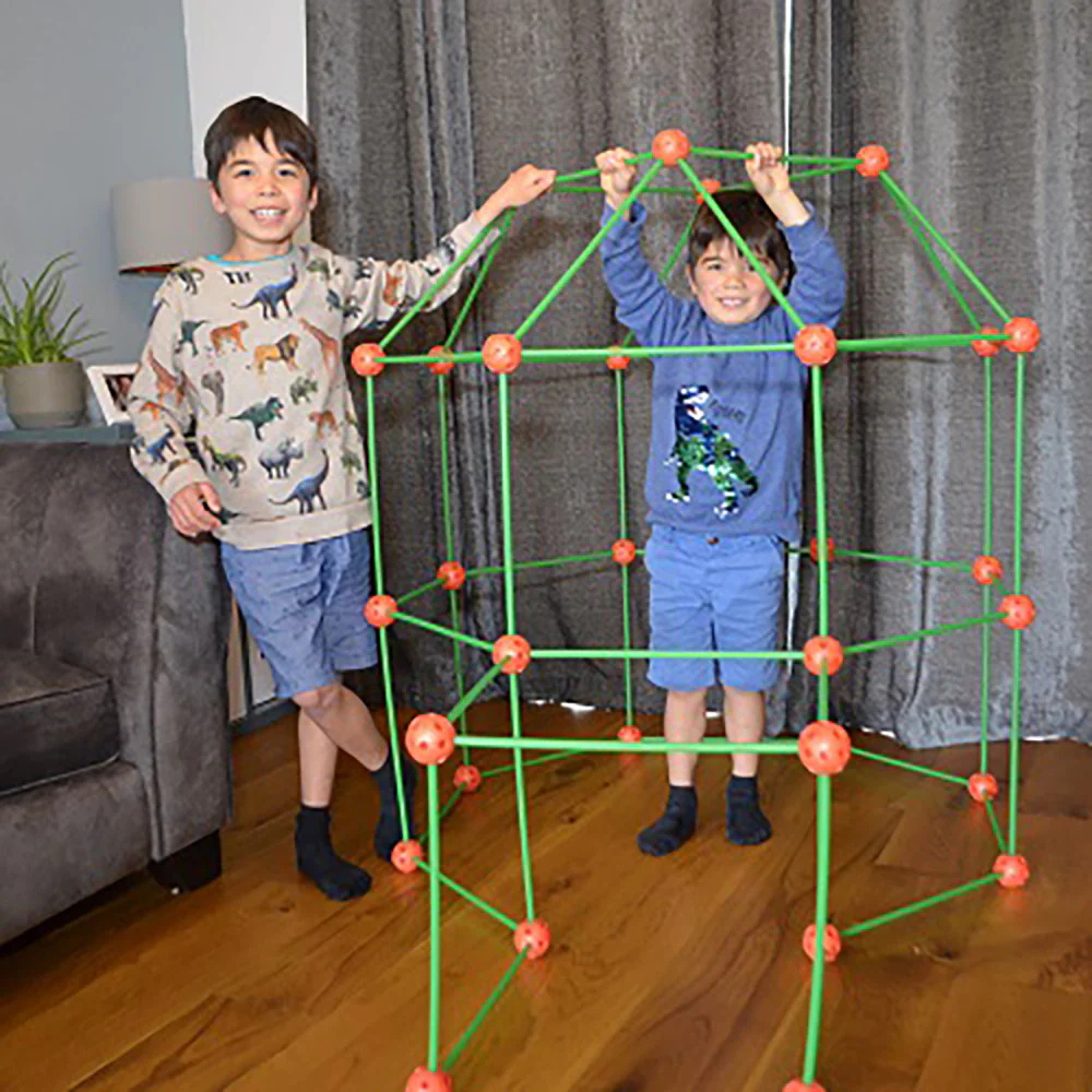Buddy & Barney Wonderbox Workshop 85pc Glow-In-The-Dark Build-A-Fort Set - Image 3