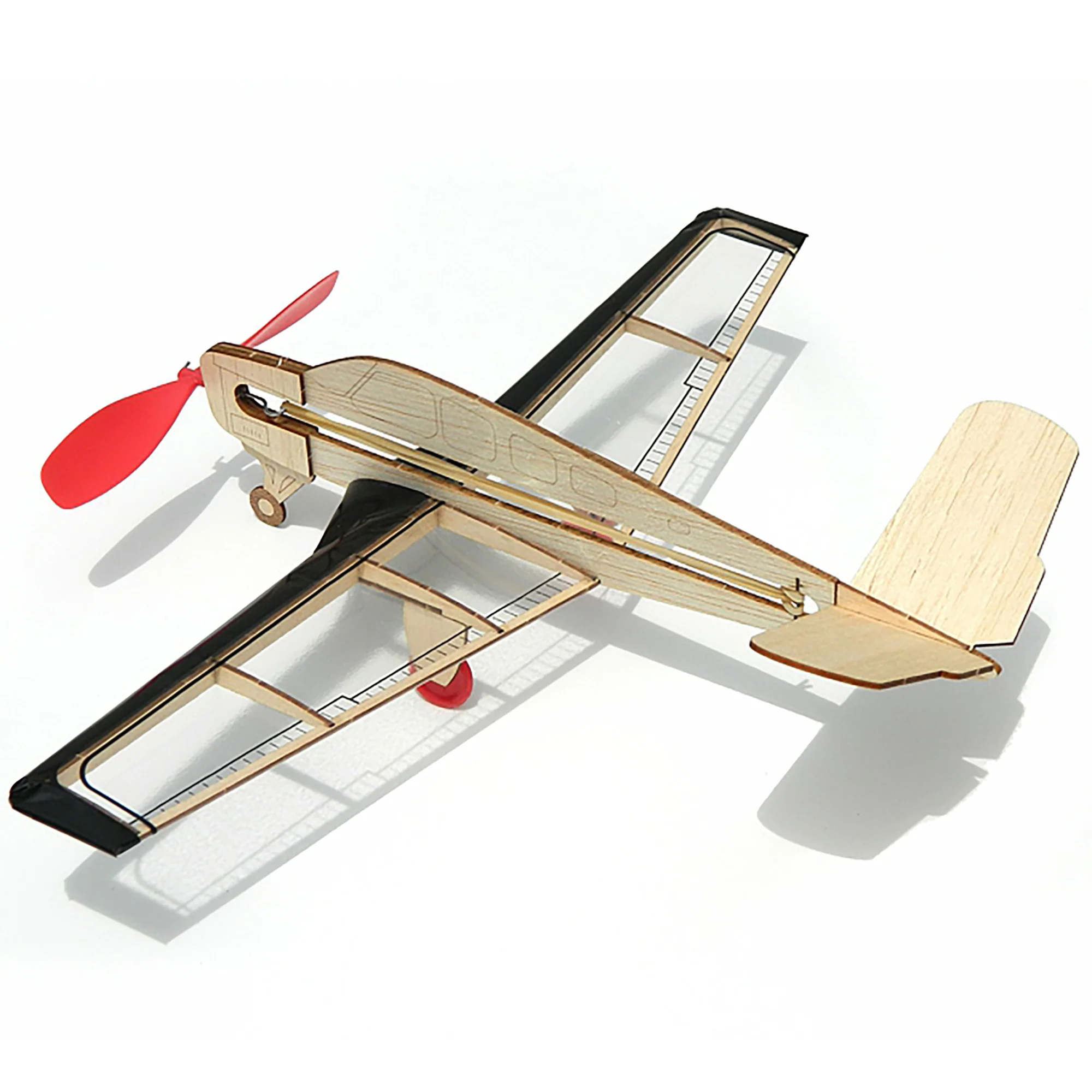 Guillow's V-Tail Build-N-Fly Balsa Wood Model Airplane Kit 12.5-Inch Wingspan - Image 3