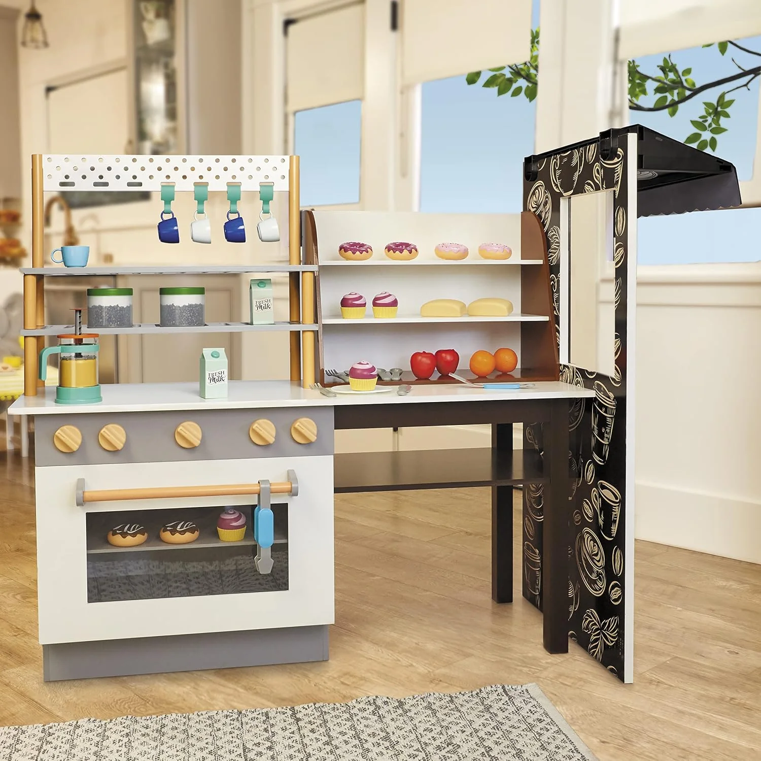 Little Tikes Café & Bakery Dual-Sided Play Kitchen with Realistic Lights and Sounds - Image 4