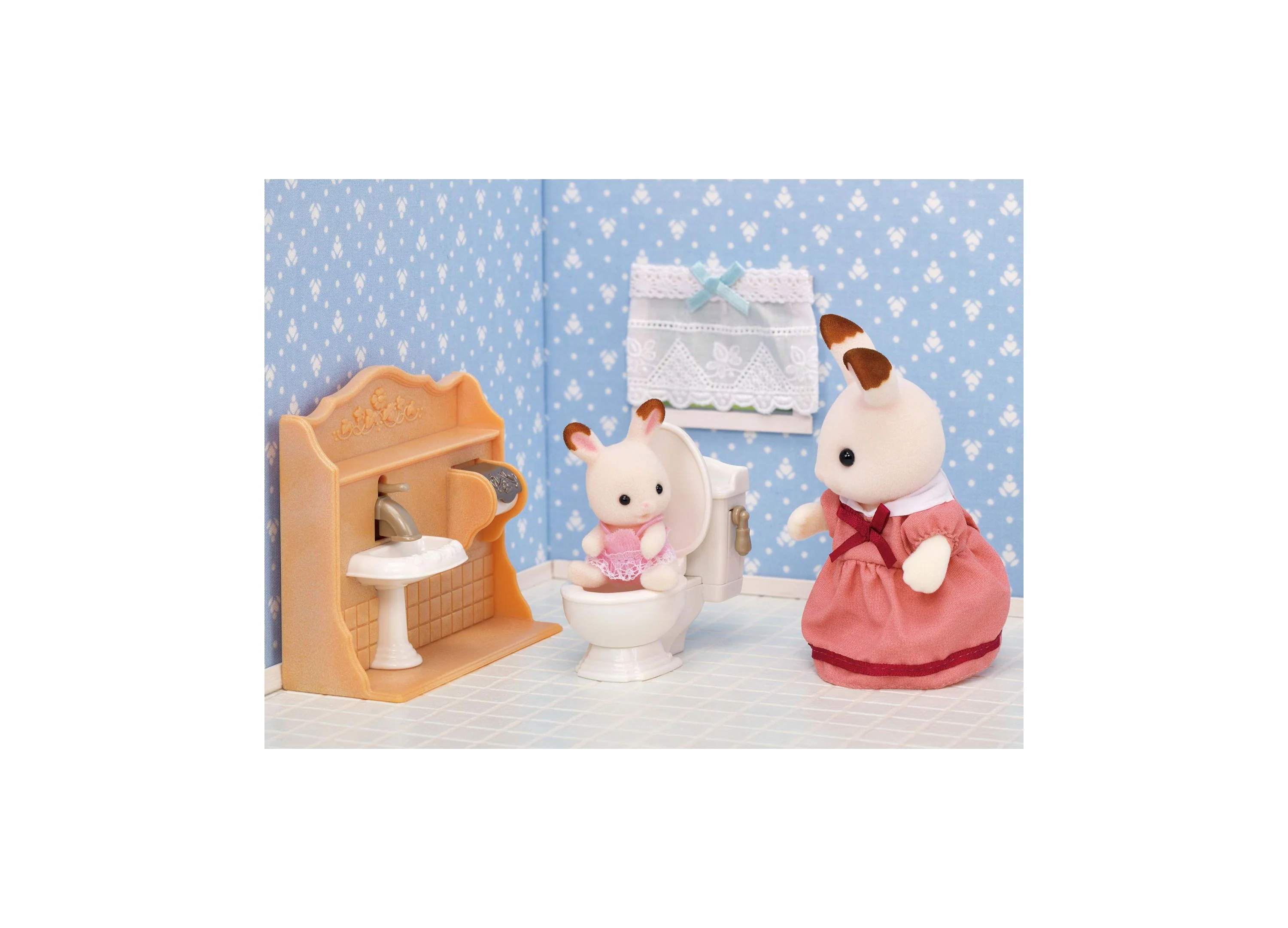 Calico Critters Playful Starter Furniture Set with Rabbit Mother & Interactive Features - Image 6