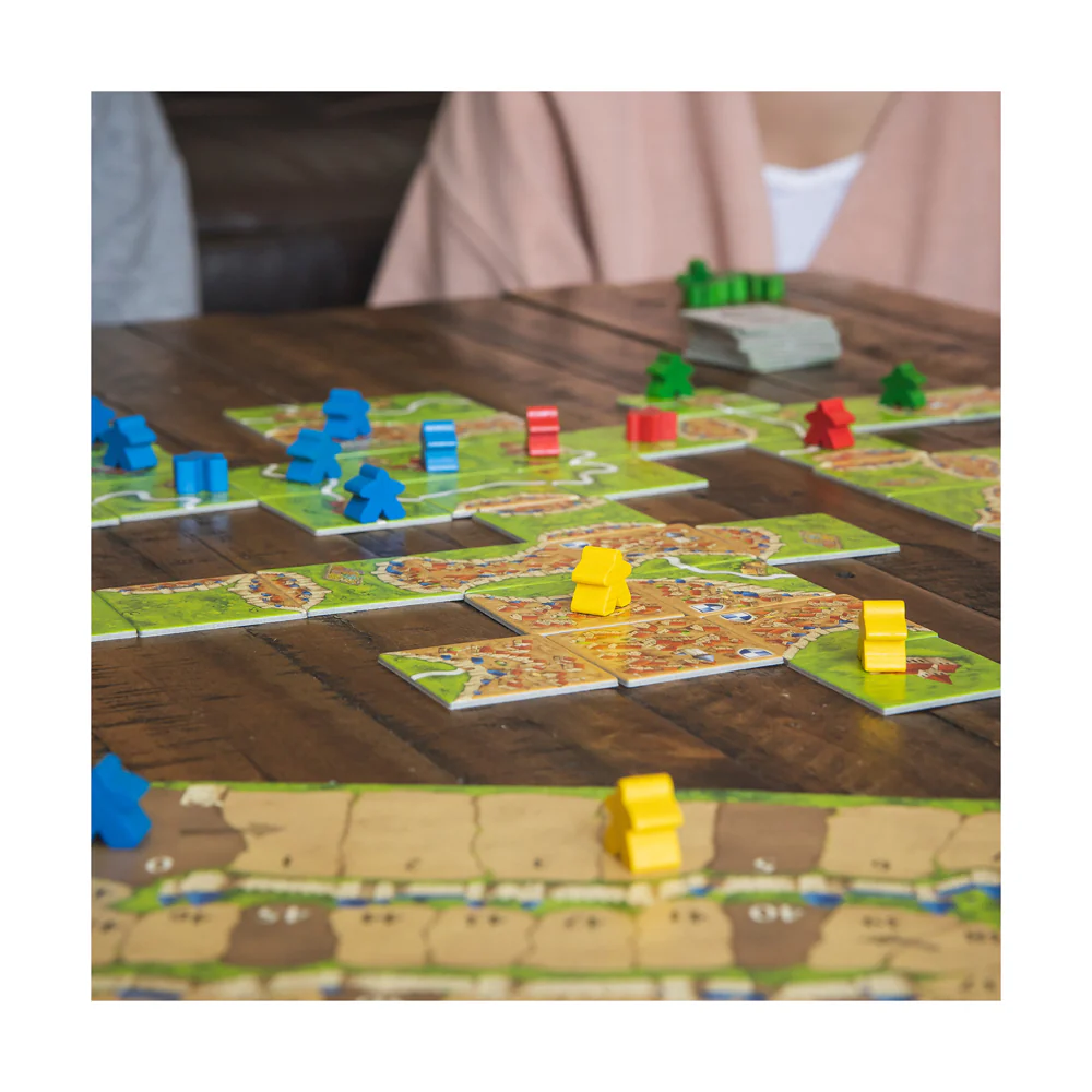 Carcassonne Strategy Board Game with The River and The Abbot Expansions - Image 9