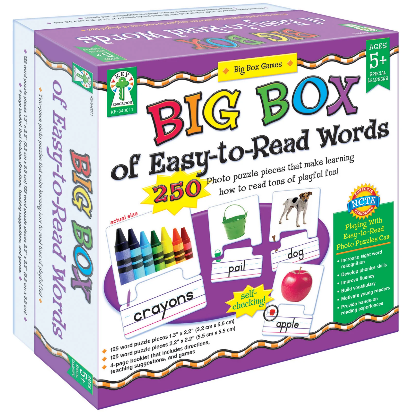 Carson Dellosa Big Box of Easy-to-Read Words - Educational Board Game for Kids