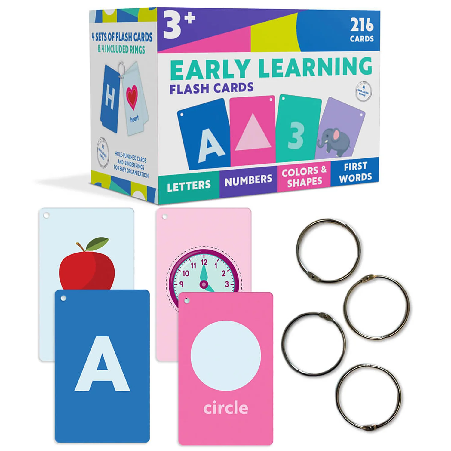 Carson Dellosa Early Learning Flash Cards - Education Bundle - Multicolor - Image 2