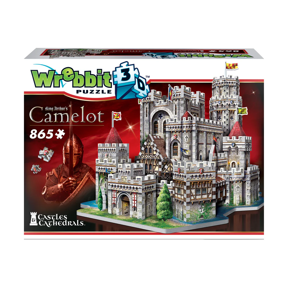 Wrebbit Castles & Cathedrals King Arthur's Camelot 3D Puzzle - 865 pc - Image 3