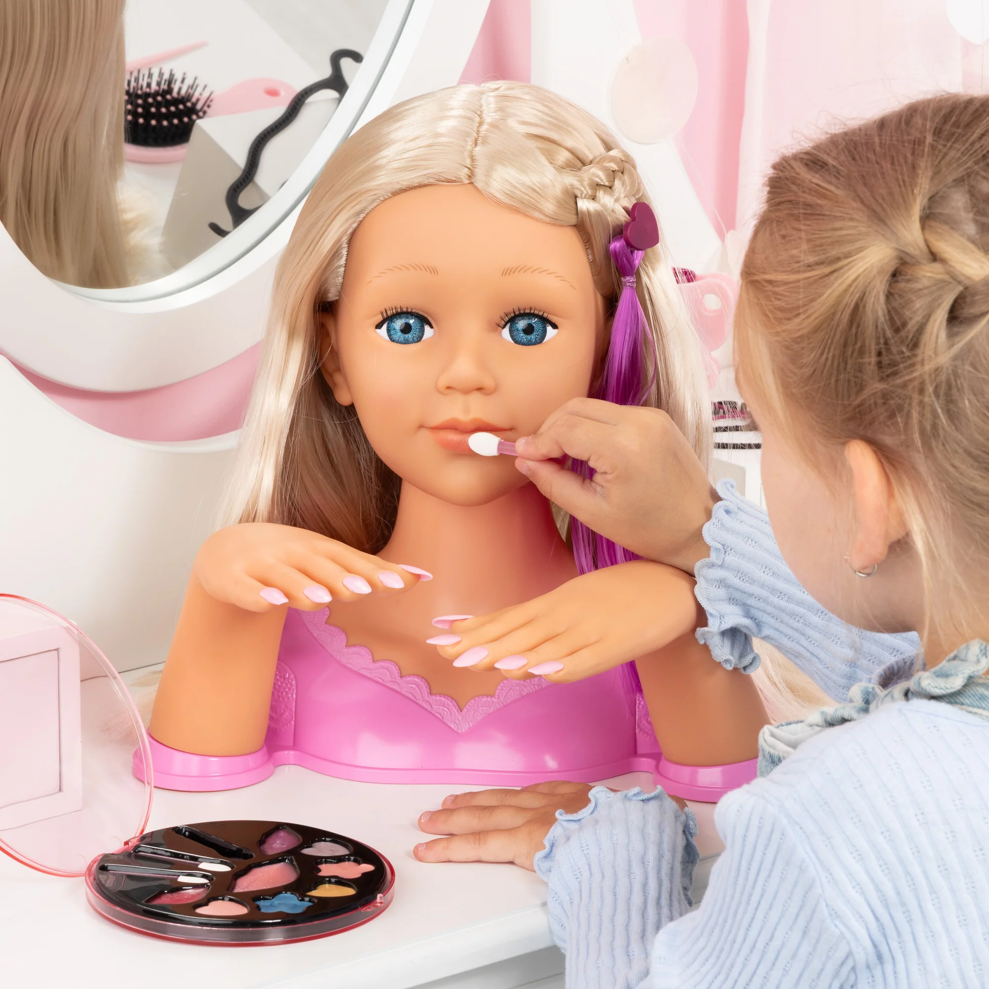 Charlene Super Model Styling Head 27cm Beauty Salon Playset - Image 5