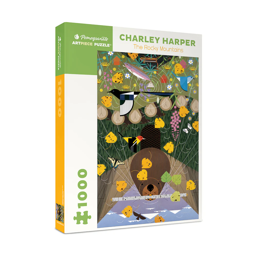 Charley Harper Rocky Mountains 1000-Piece Jigsaw Puzzle - Image 2