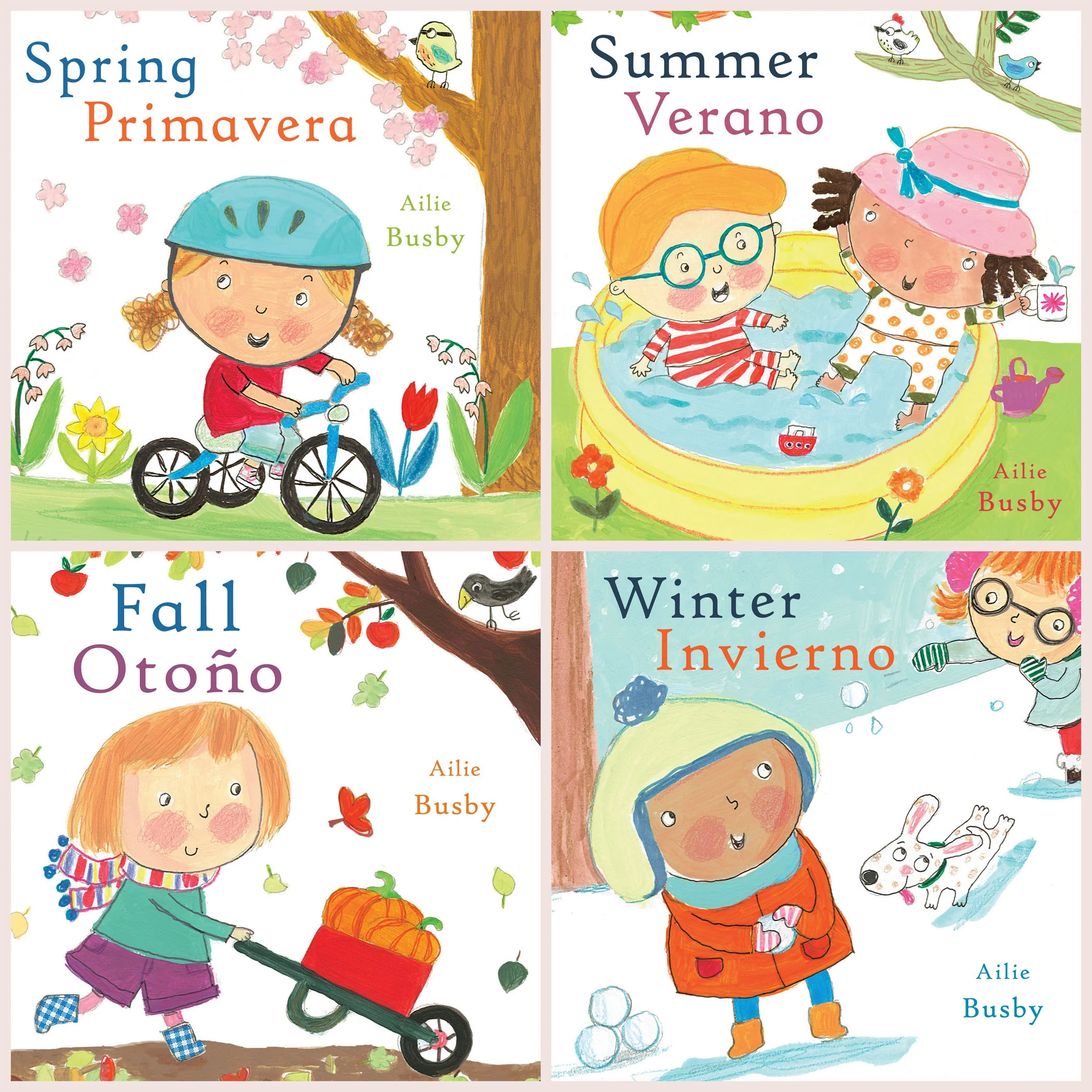 Seasons/Estaciones Bilingual English/Spanish Book Set - 4 Piece