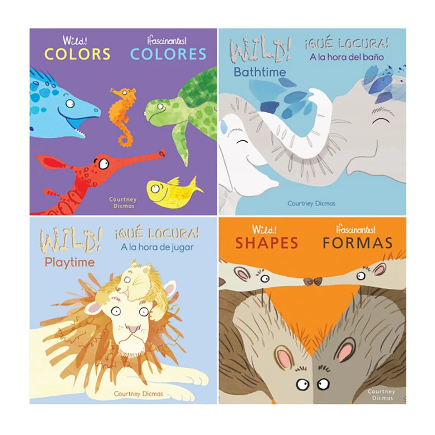 Child's Play Books Wild Concepts! 8-Book Bilingual Board Book Set - Image 2