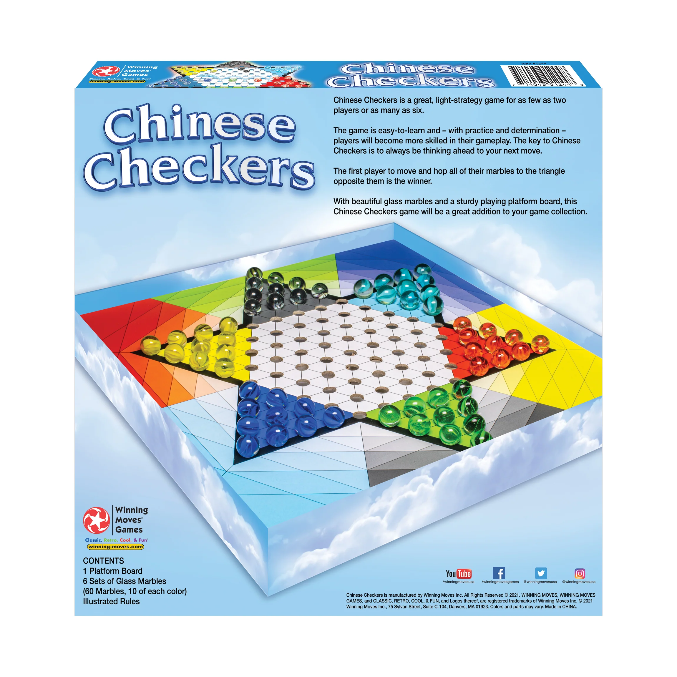 Classic Chinese Checkers Handcrafted Wooden Board Game Set - Image 3