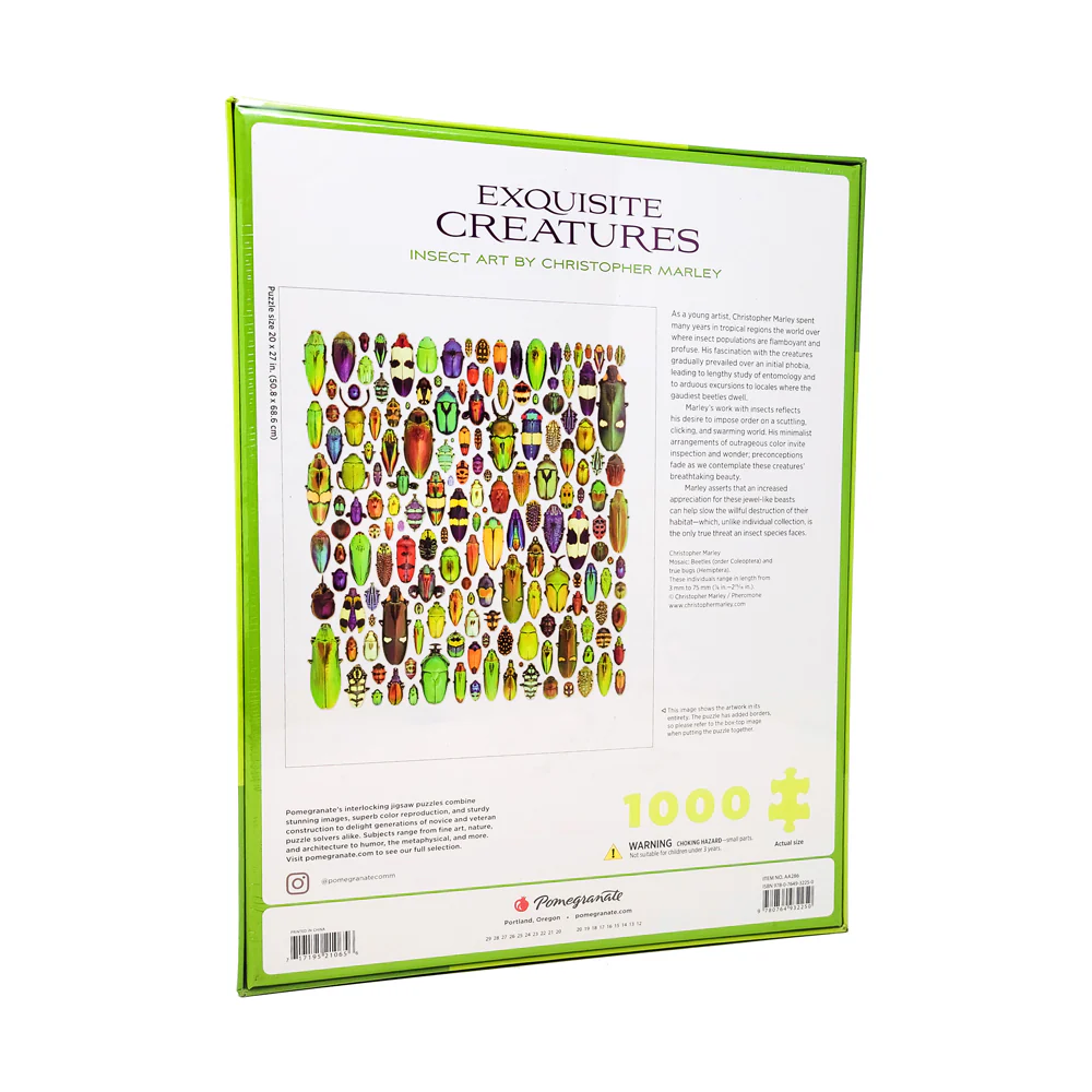 Christopher Marley Exquisite Creatures Insect Art Jigsaw Puzzle - 1000 pc - Image 3