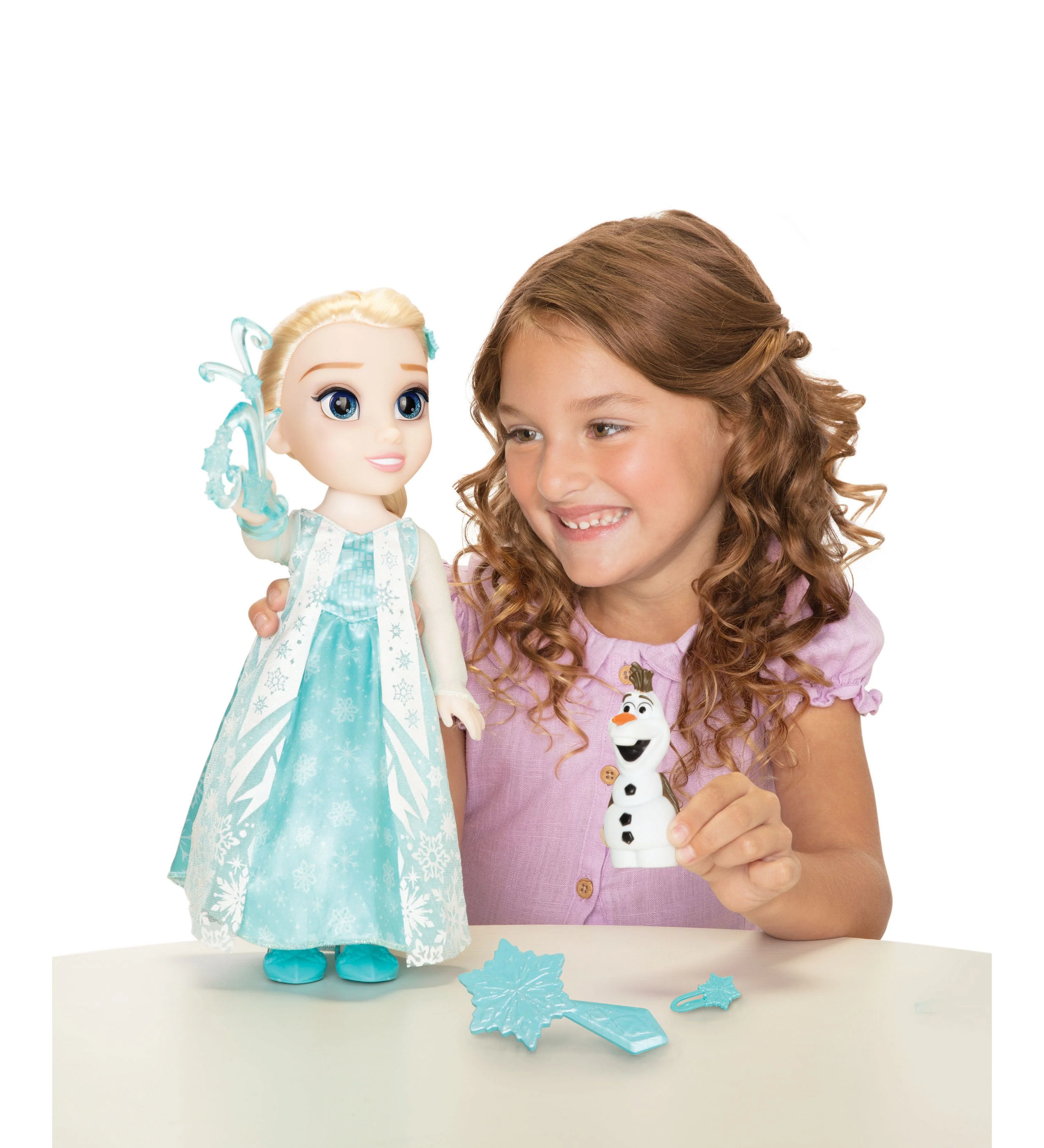 Disney Frozen Classic Elsa Doll with Iconic Blue Gown and Accessories - Image 5