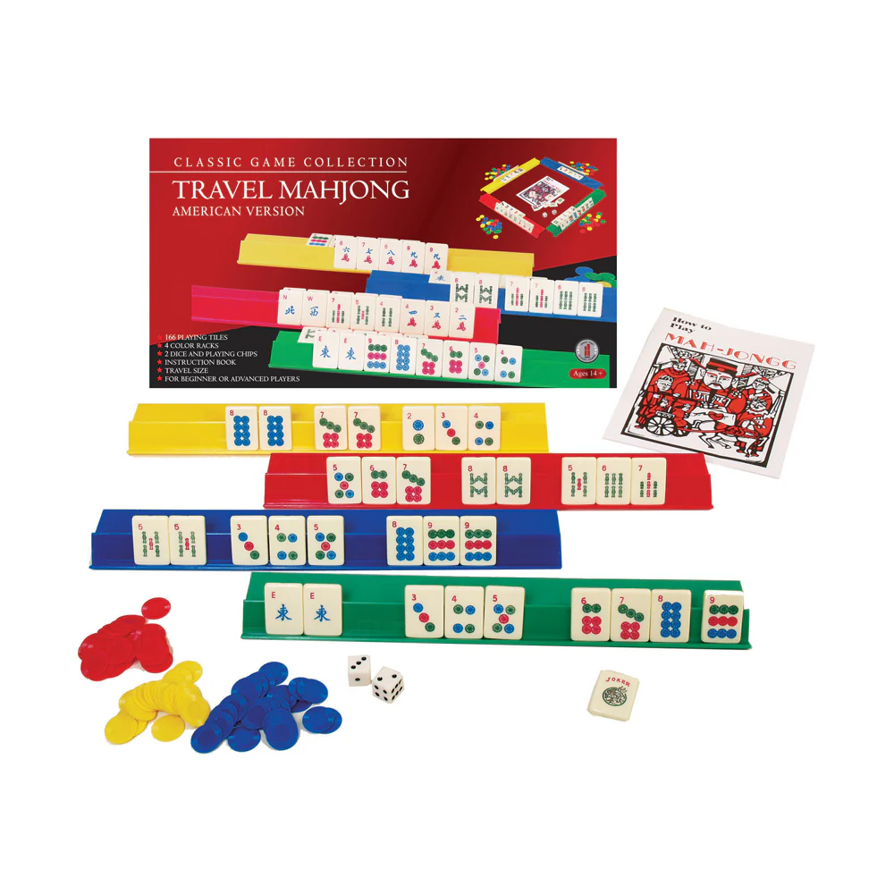 Travel MahJong American Version - Portable Tile Game Set - Image 2