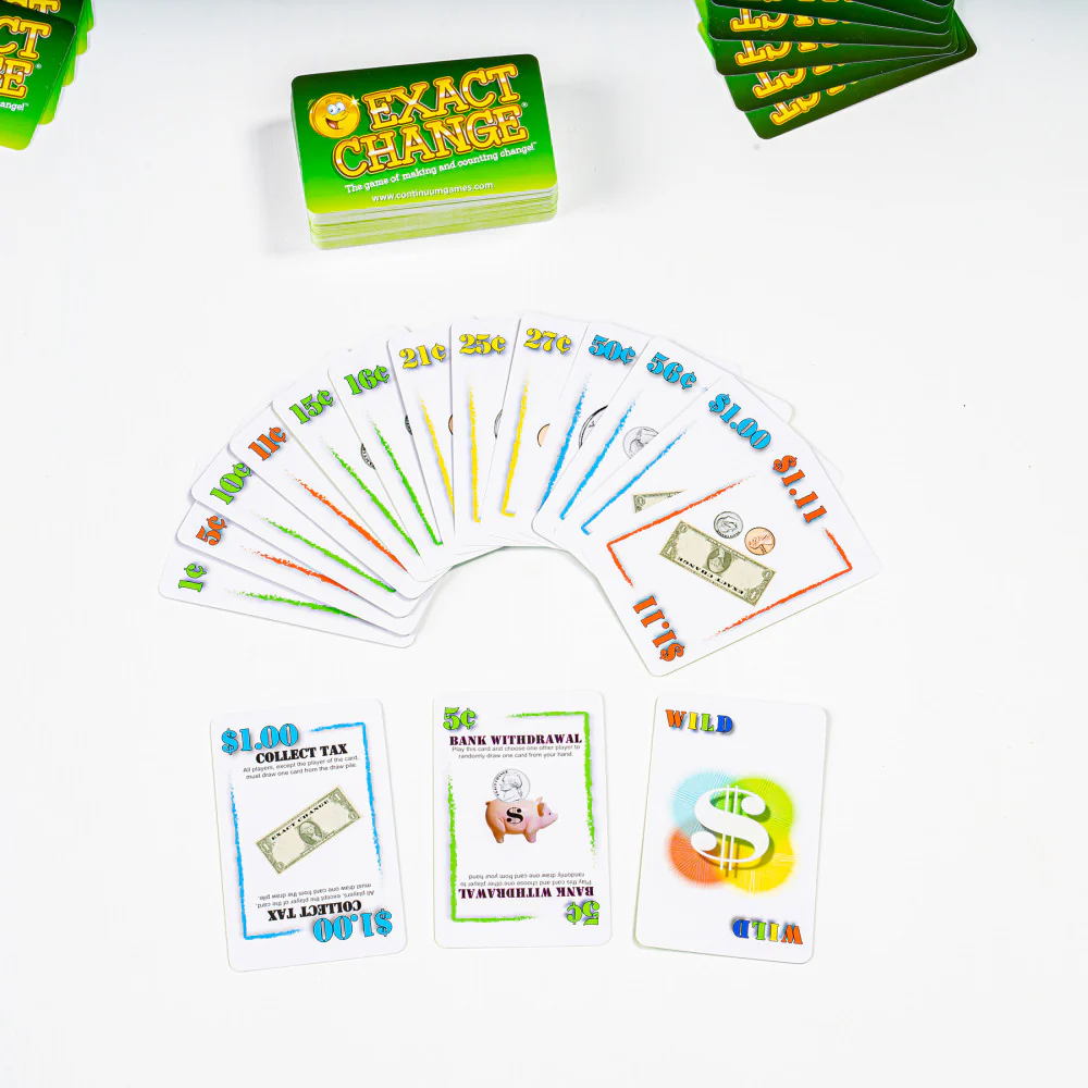 Continuum Games Exact Change Educational Card Game - Image 3