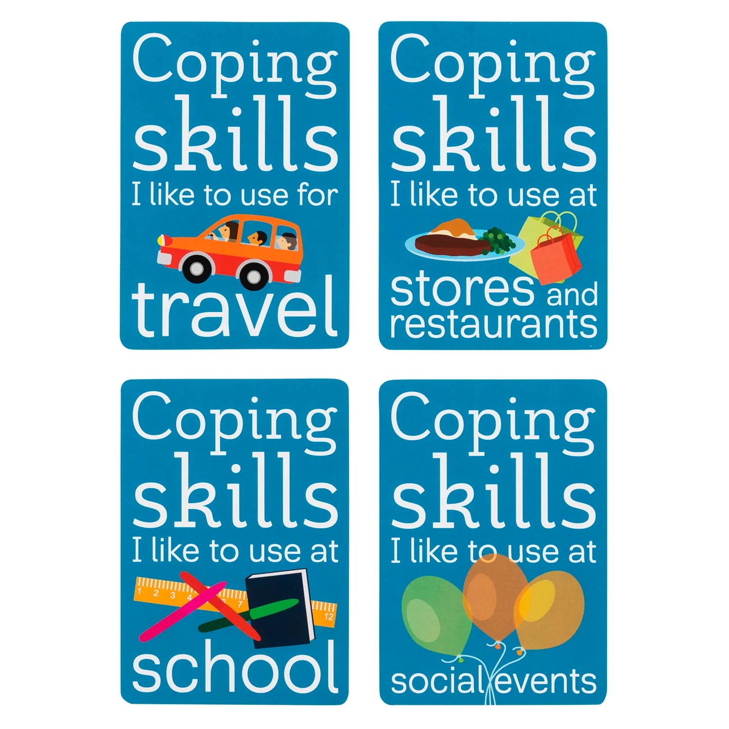 Coping Skills for Kids™ Relaxation Coping Cue Cards™ - Image 4