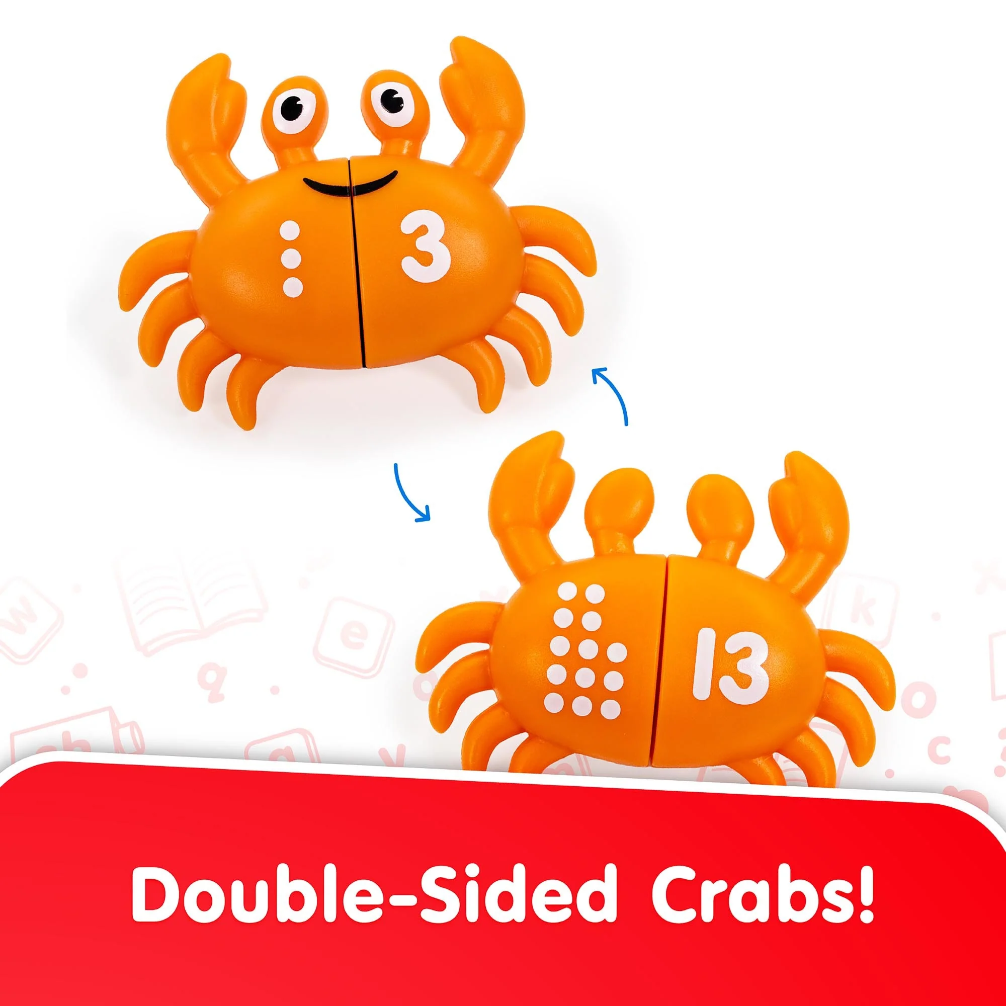 Counting Crabs Hands-On Math Learning Game With Double-Sided Number Matching - Image 4
