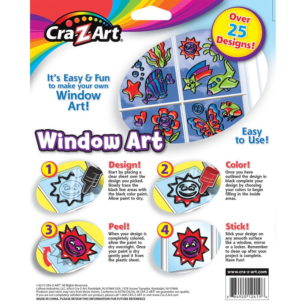 Cra-Z-Art Colorful Window Art Creation Kit - Image 2