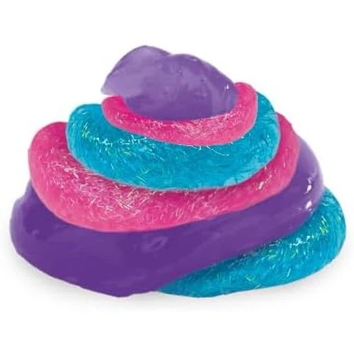Cra-Z-Slimy Tri-Color Tinsel Bucket - Aqua, Pink, Purple - Image 3
